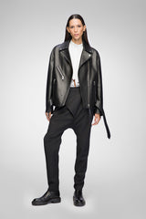 VSP - Gisele - Black Leather Jacket