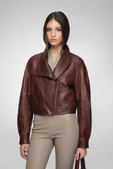 VSP - Lavinia - Cherry Leather Jacket