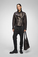 VSP - Nadia - Black Leather Jacket