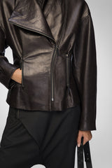VSP - Nadia - Black Leather Jacket