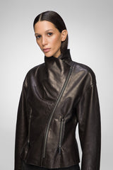 VSP - Nadia - Black Leather Jacket