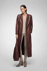 VSP - Laurence - Cherry Leather Coat