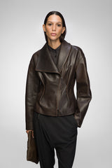 VSP - Briana - Brown Leather Jacket