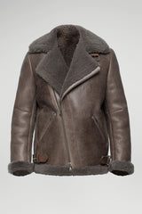 VSP - Charlie - Warm Grey Shearling Coat