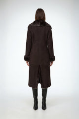 Rosanna - Brown Shearling Coat