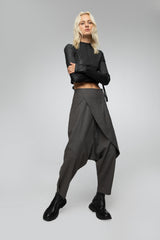 VSP - Agata - Black Leather Blouse