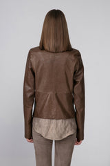 VSP - Brown Tobacco Leather Jacket