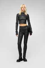 VSP - Driss - Black Leather Pant