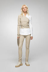 VSP - Cream Leather Top