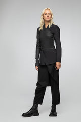 VSP - Dona - Black Leather Top