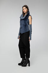 VSP - Nova - Indigo Shearling Vest