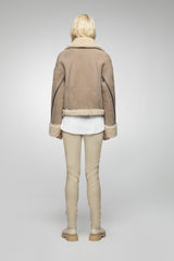 VSP - Paola - Beige Shearling Jacket