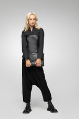 VSP - Iana - Black Leather Top