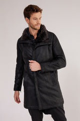 VSP - Henry - Anthracite Shearling Coat