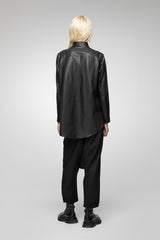 VSP - Viola - Black Leather Shirt