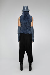VSP - Nova - Indigo Shearling Vest