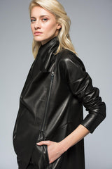VSP - Aria - Black Leather Coat