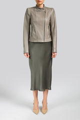 VSP - Grey Leather Jacket