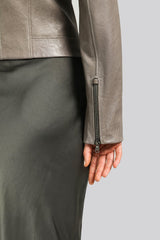 VSP - Grey Leather Jacket