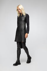 VSP - Macia - Black Leather Dress