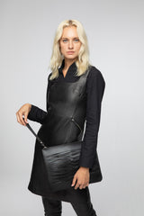 VSP - Macia - Black Leather Dress
