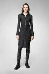 VSP - Emily - Black Leather Dress
