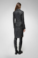 VSP - Emily - Black Leather Dress
