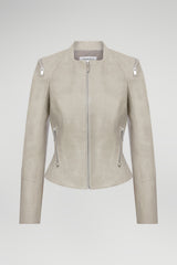VSP - Cream Leather Jacket