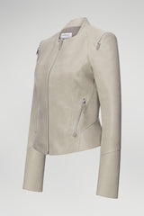 VSP - Cream Leather Jacket