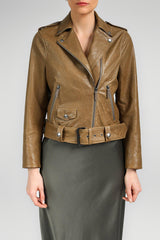 VSP - Audrey - Camel Leather Jacket