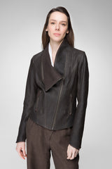 VSP - Alba - Brown Bitter Leather Jacket