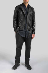 VSP - Damien - Black Leather Jacket