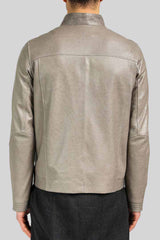 VSP - Theo - Grey Leather Jacket