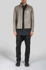 VSP - Theo - Grey Leather Jacket