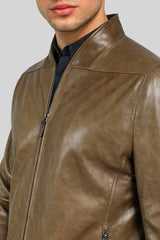 VSP - Gilles - Brown Tobacco Leather Jacket