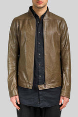 VSP - Gilles - Brown Tobacco Leather Jacket