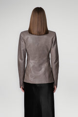 VSP - Charlotte - Grey Leather Jacket