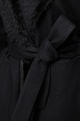 VSP - Sophia - Black Wool Coat