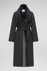 VSP - Sophia - Black Wool Coat