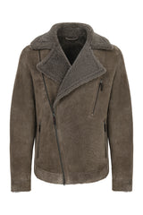 V S P - Grey Stone Shearling Jacket