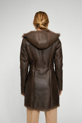 VSP - Brown Tobacco Shearling Coat