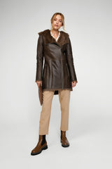 VSP - Brown Tobacco Shearling Coat