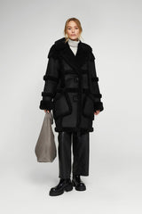 VSP - Melody - Black Shearling Coat