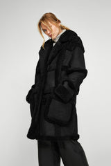 VSP - Melody - Black Shearling Coat