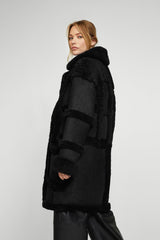 VSP - Melody - Black Shearling Coat
