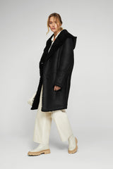VSP - Black Shearling Coat