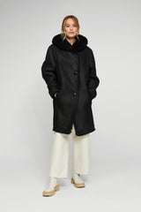 VSP - Black Shearling Coat