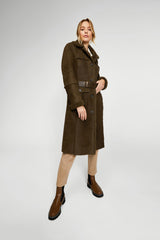 VSP - Brown Tobacco Shearling Coat