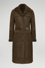 VSP - Brown Tobacco Shearling Coat
