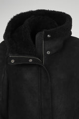 VSP - Adelyn - Black Shearling Coat